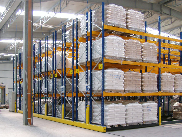 verrijdbare palletstelling