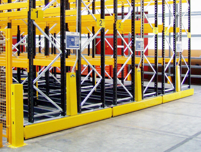 verrijdbare palletstelling
